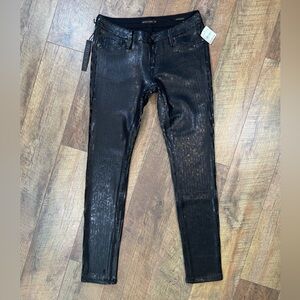 Genetic Denim “The Shane” Black Ritz Sequin Jeans Nordstrom NWT Size 28